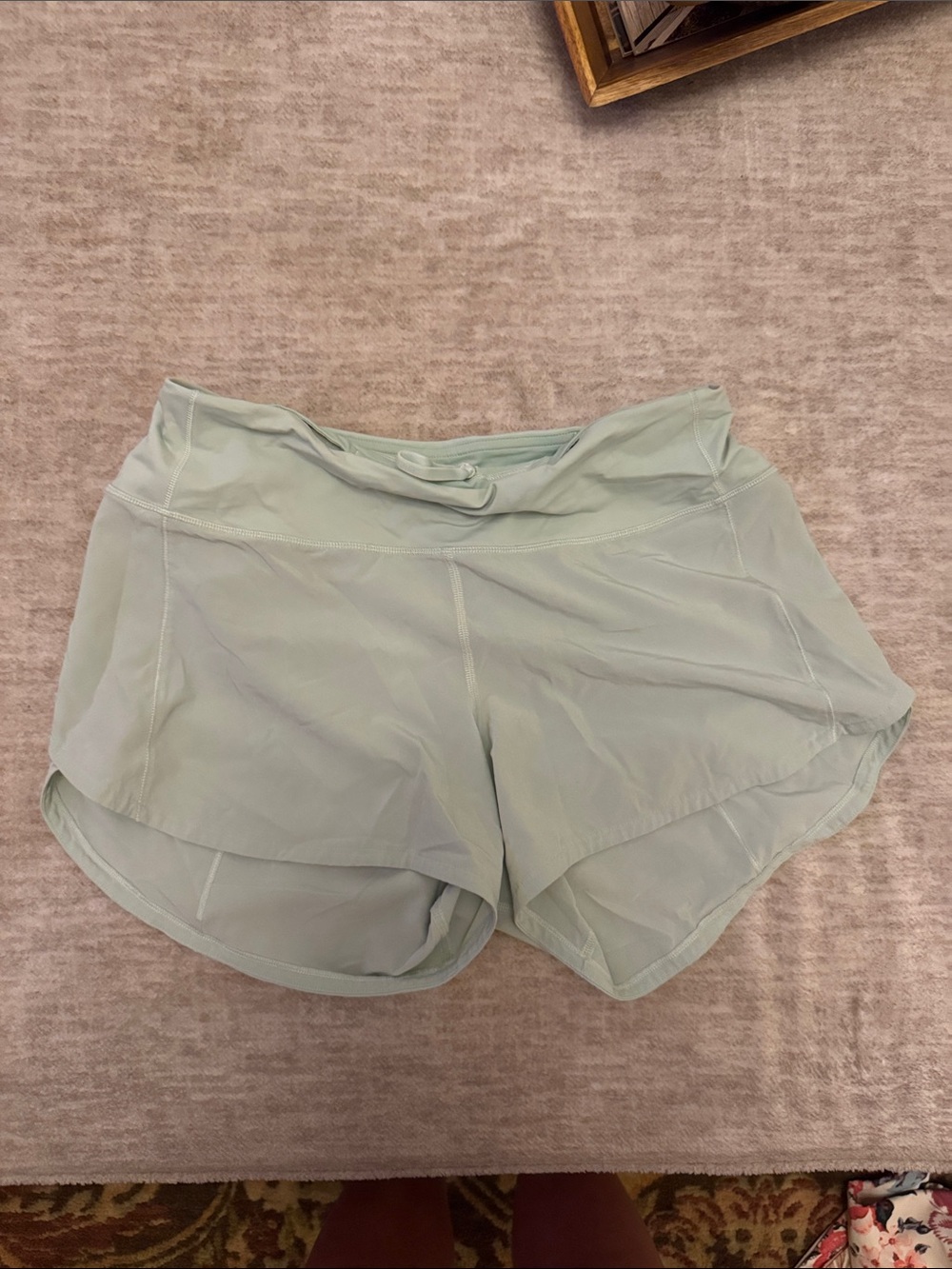 lululemon athletica Light Mint Women's Run Shorts